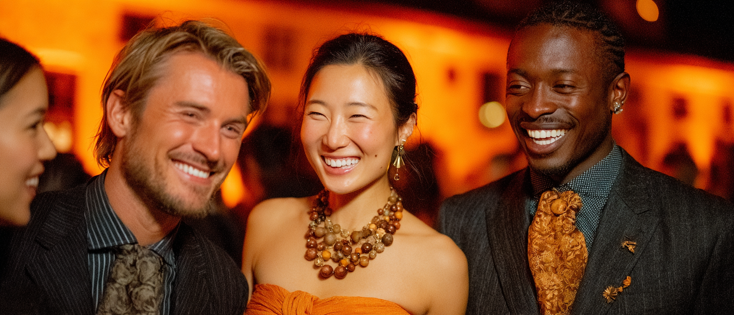 An engagement party celebration in an elegant private venue