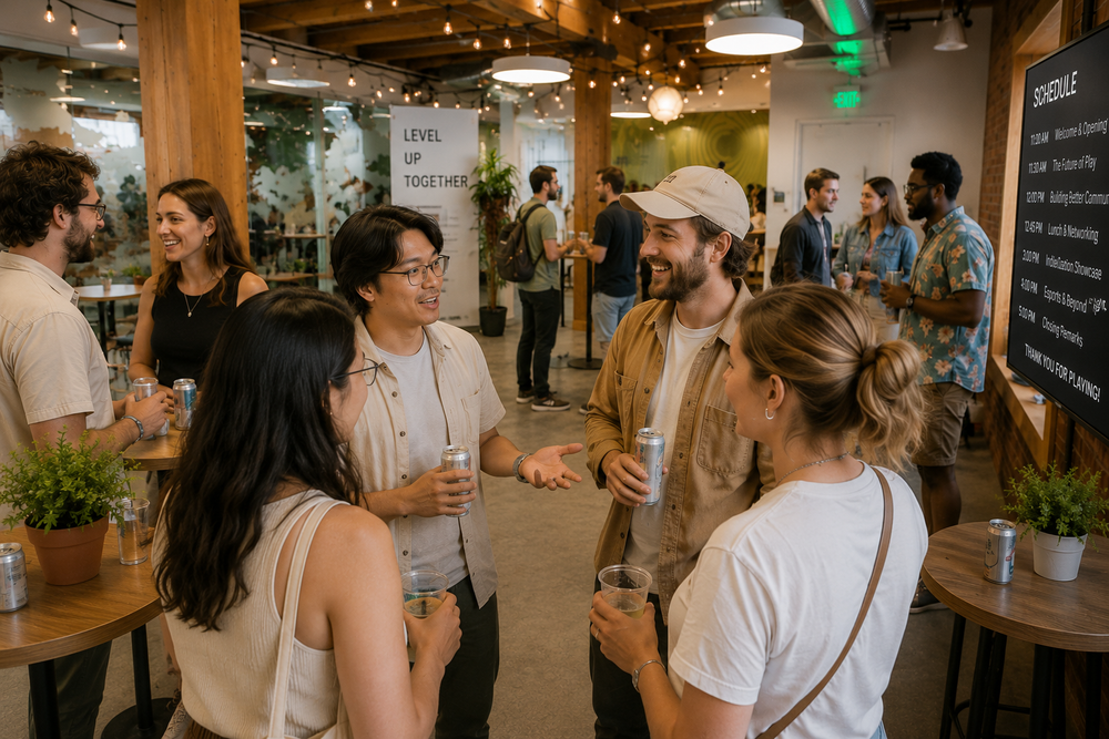 Sustainability Center with people