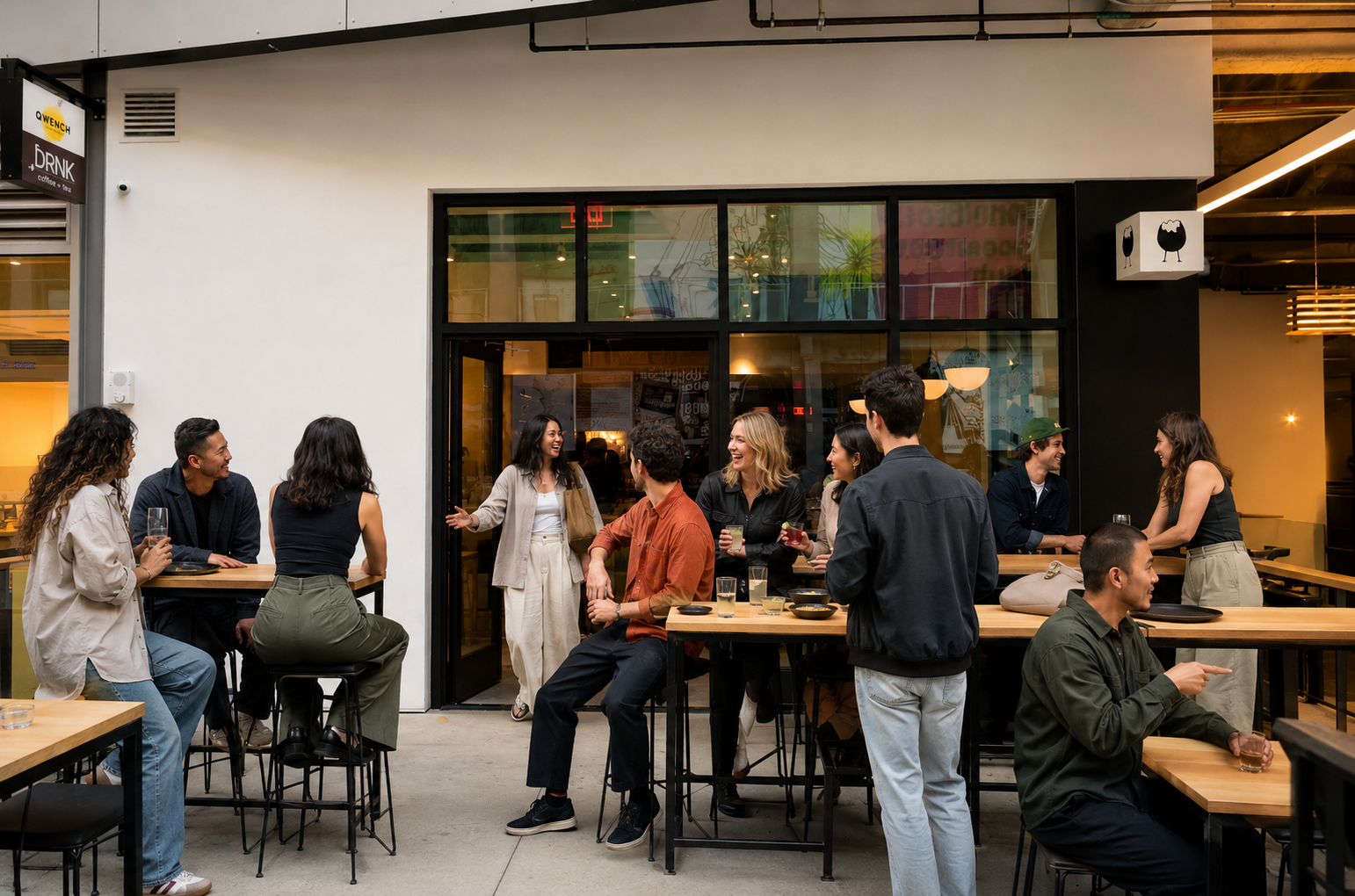 HATCH DTLA private event buyout — Japanese yakitori restaurant at The Bloc / FIGat7th, Downtown Los Angeles