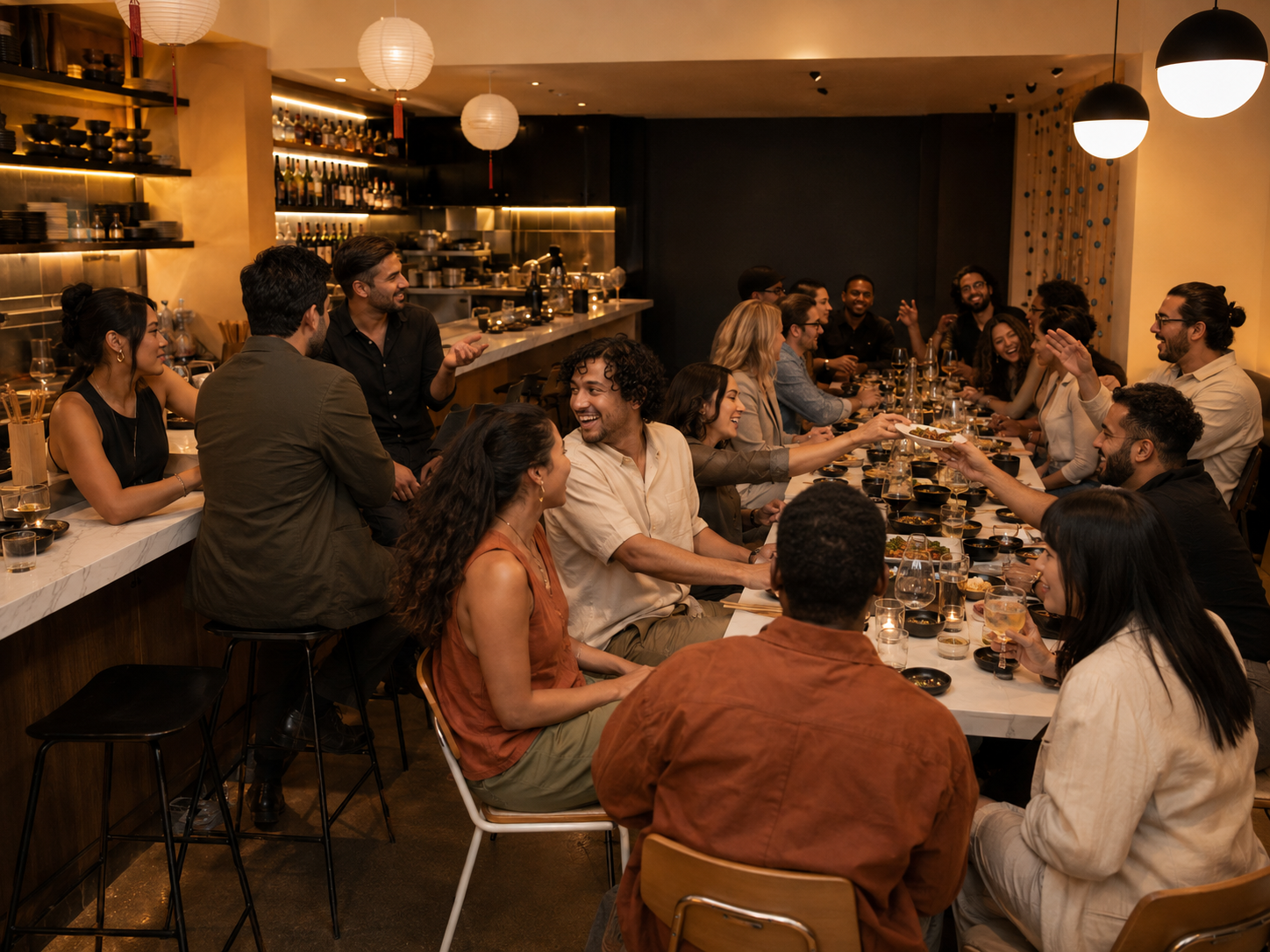 HATCH yakitori skewers and cocktails — group dining private event DTLA