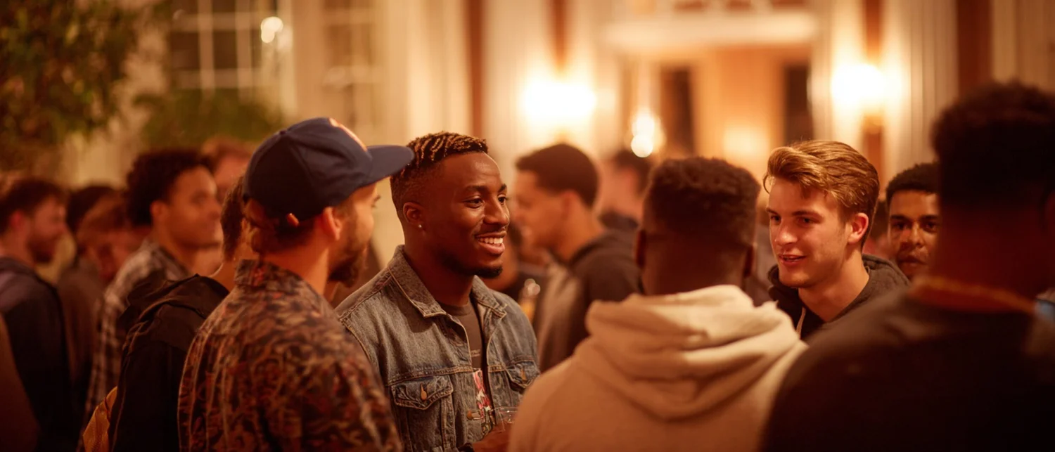 An elegant private dining room set for an evening event in Silicon Valley