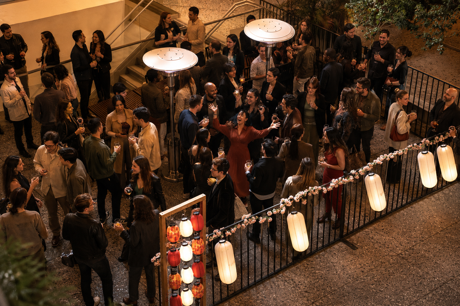 HATCH DTLA interior atmosphere — Japanese izakaya private event dining