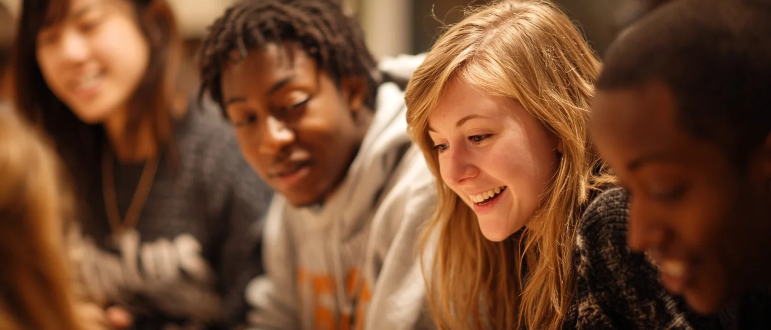 Interior of a modern Orange County restaurant with warm lighting and private dining alcove
