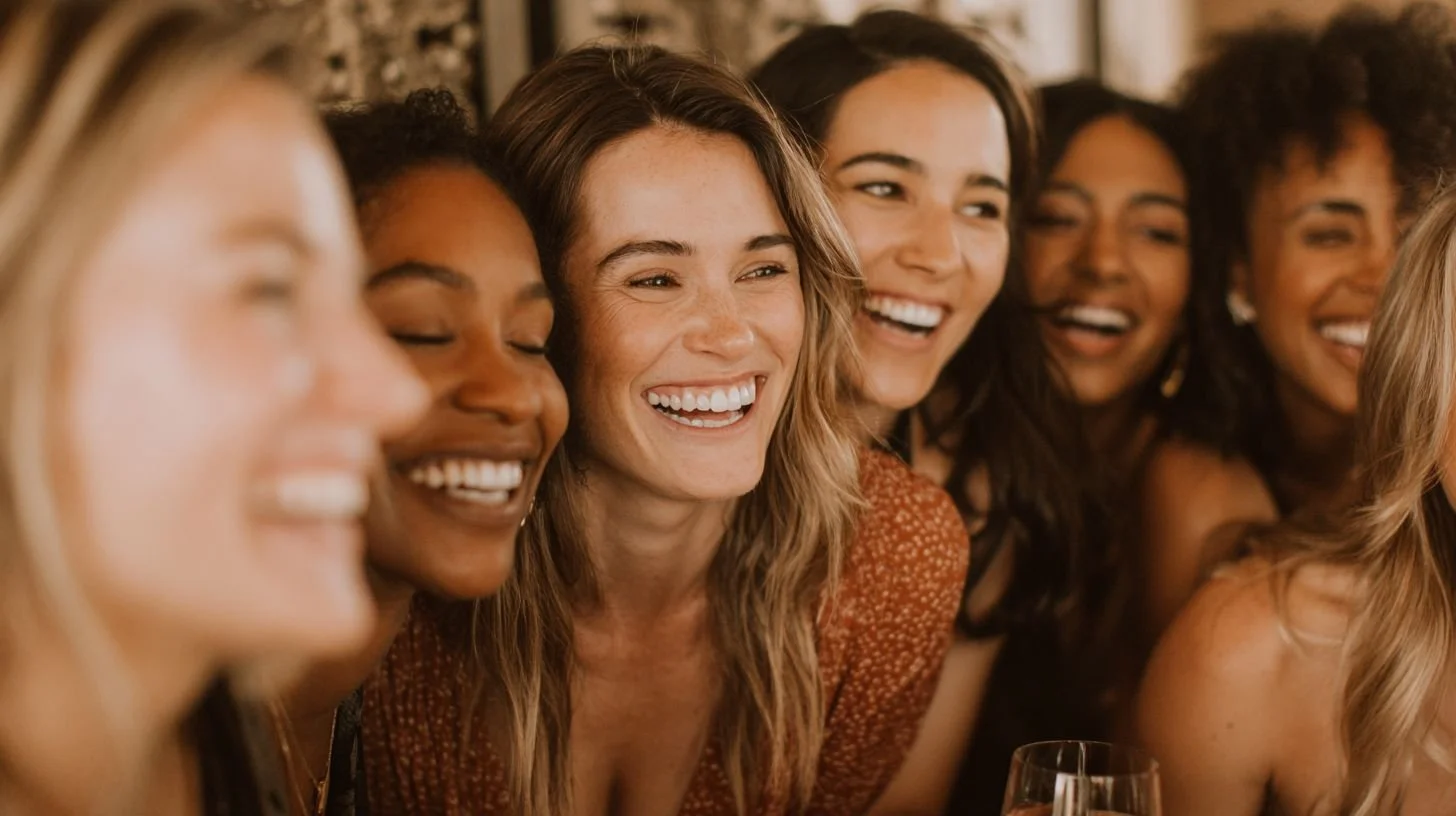 Multi-generational group celebrating together at a private event venue