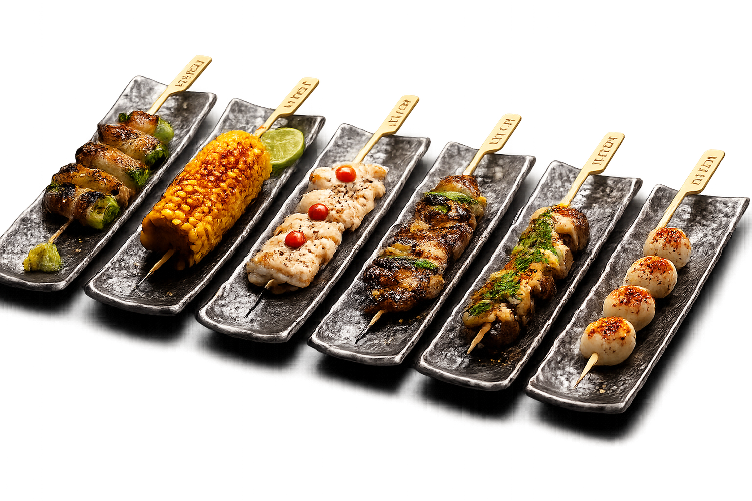 HATCH yakitori sampler — catering tray for team lunch DTLA