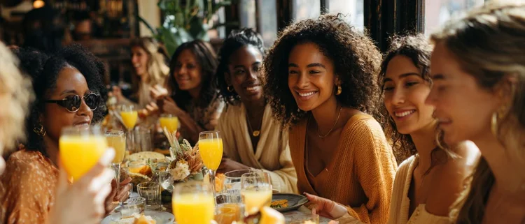 A sunset rooftop event along the Southern California coast