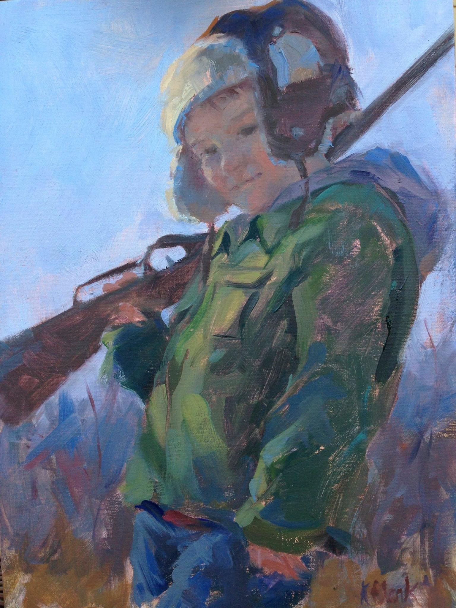 Scout of the Morning, 12x9, Oil on Linen SOLD