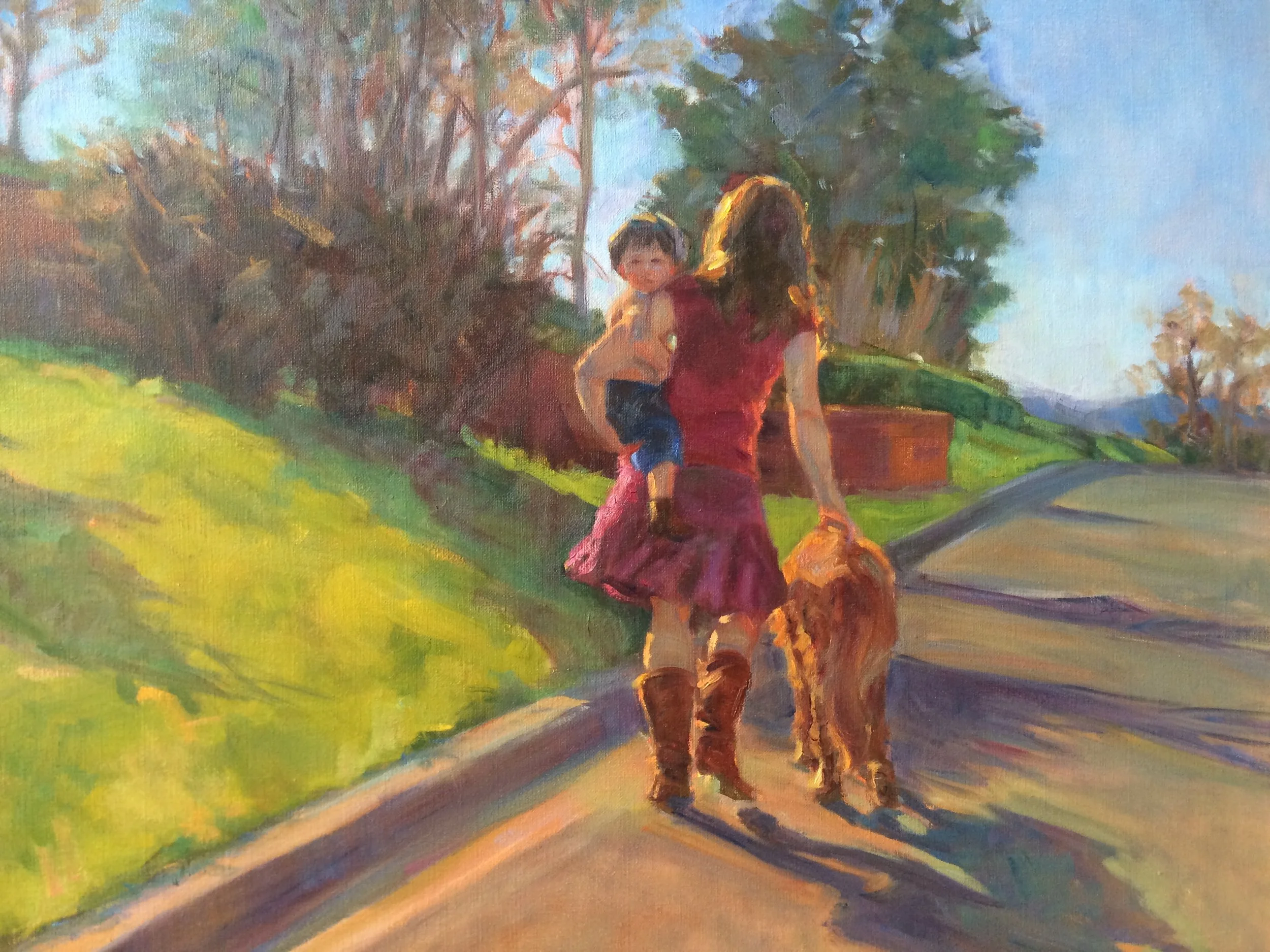 Almost Home, 24x30, Oil on Linen