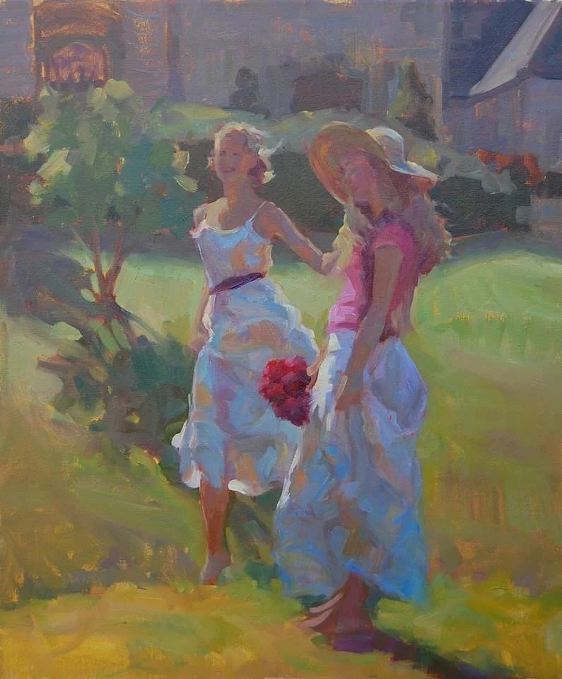 Frolic, 24x18, oil on Canvas SOLD