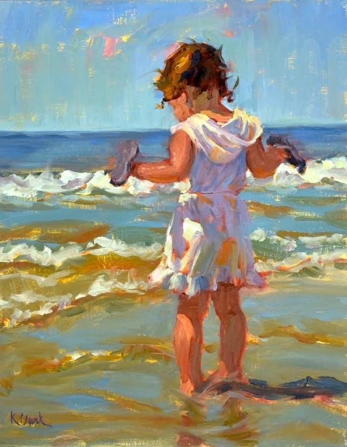 I know I was a Mermaid, 20x16, Oil on Linen-Honorable Mention NOAPS small works show-  SOLD