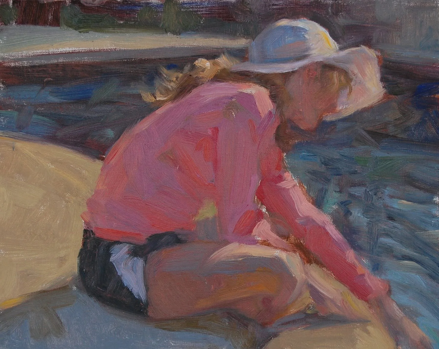 Stirring Thoughts, 8x10, oil on Linen  SOLD