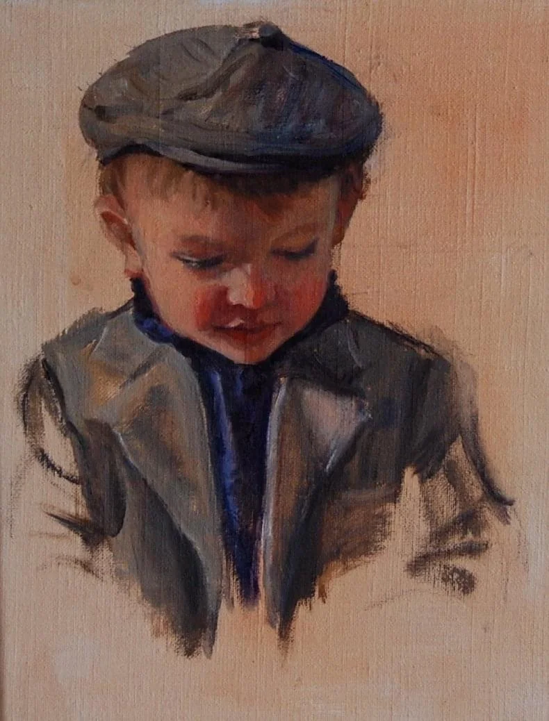 Devin, 12x9, Oil on Linen