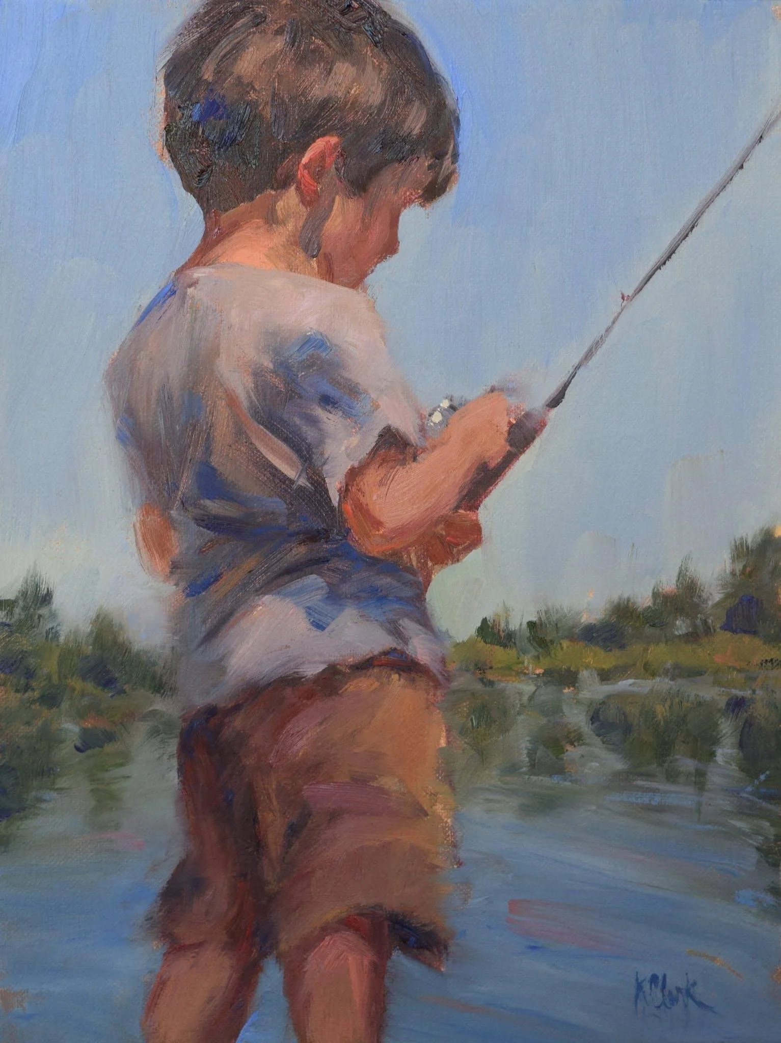 A Little Patience, 8x10, Oil on Linen  SOLD