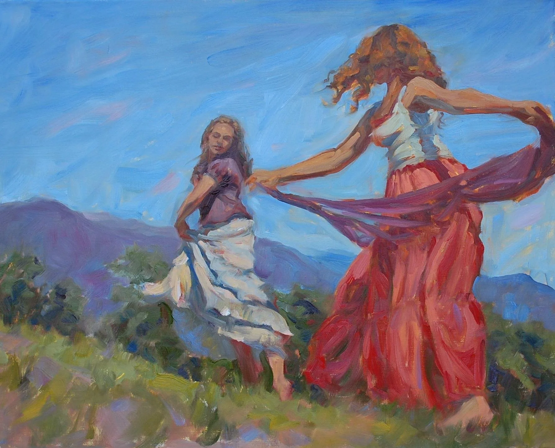 When I was the Wind, 30x24, Oil on Linen  SOLD