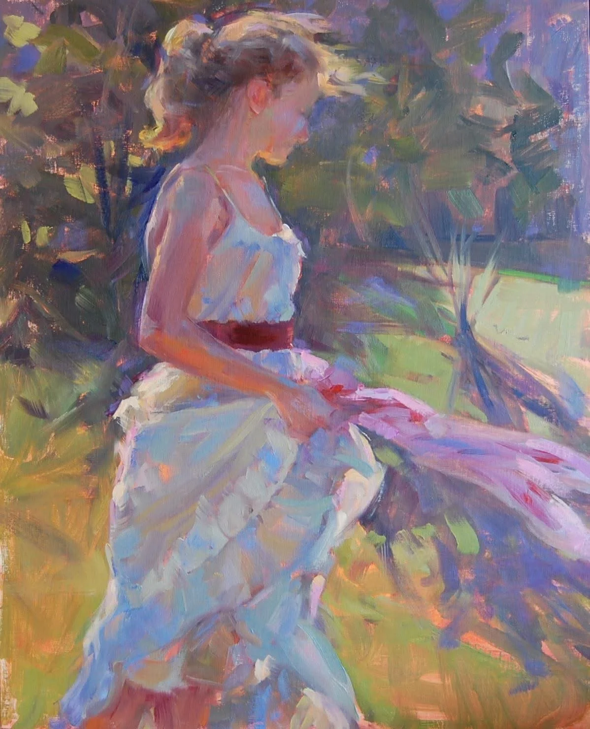 Magnolia Wind, 20x16, Oil on Linen-Second Place winner at WPSE exhibition 2013-SOLD