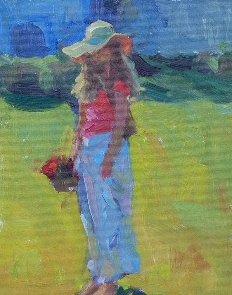 More Than Roses, 10x8, Oil on Linen Sold