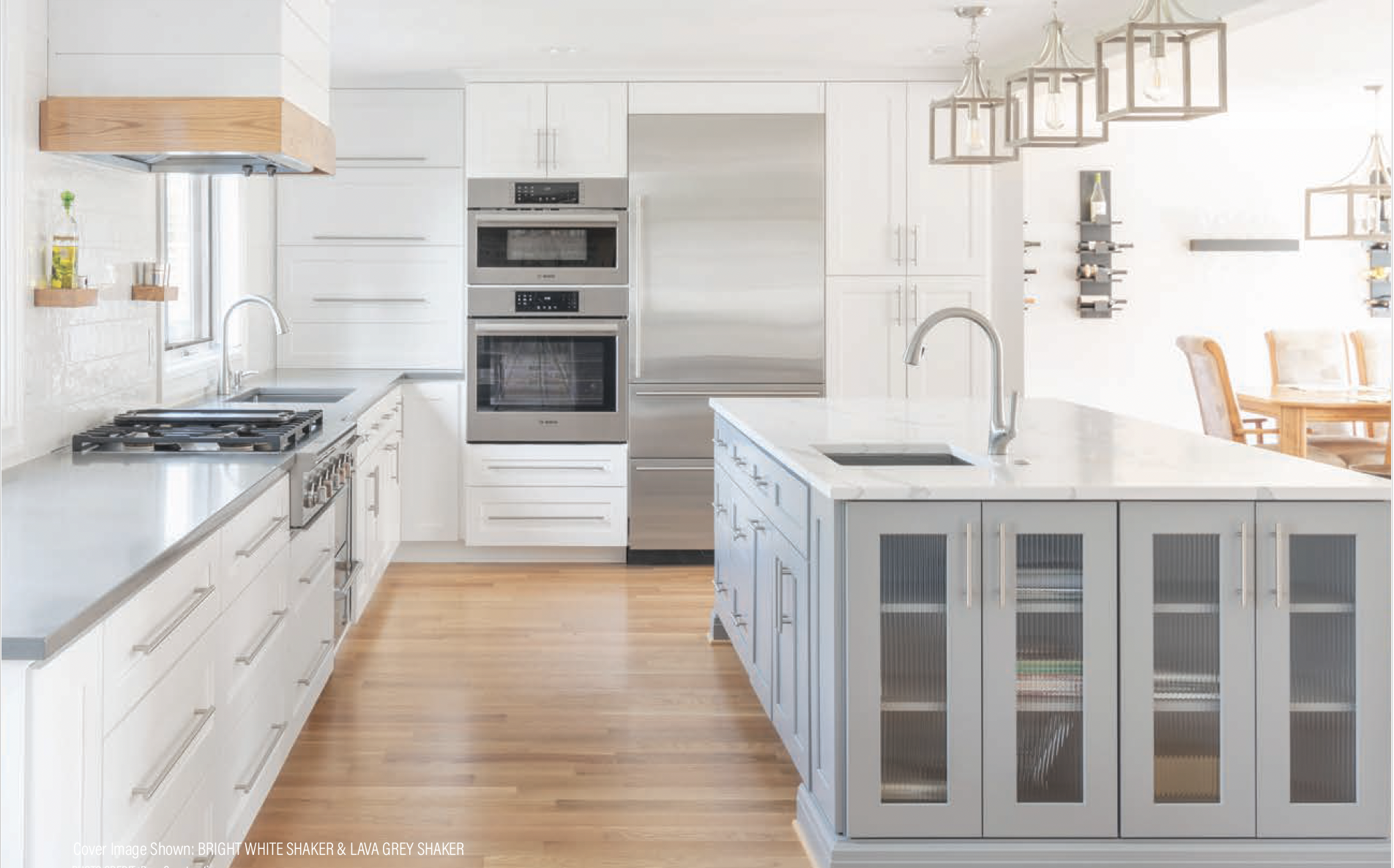 new kitchen cabinets with a large island