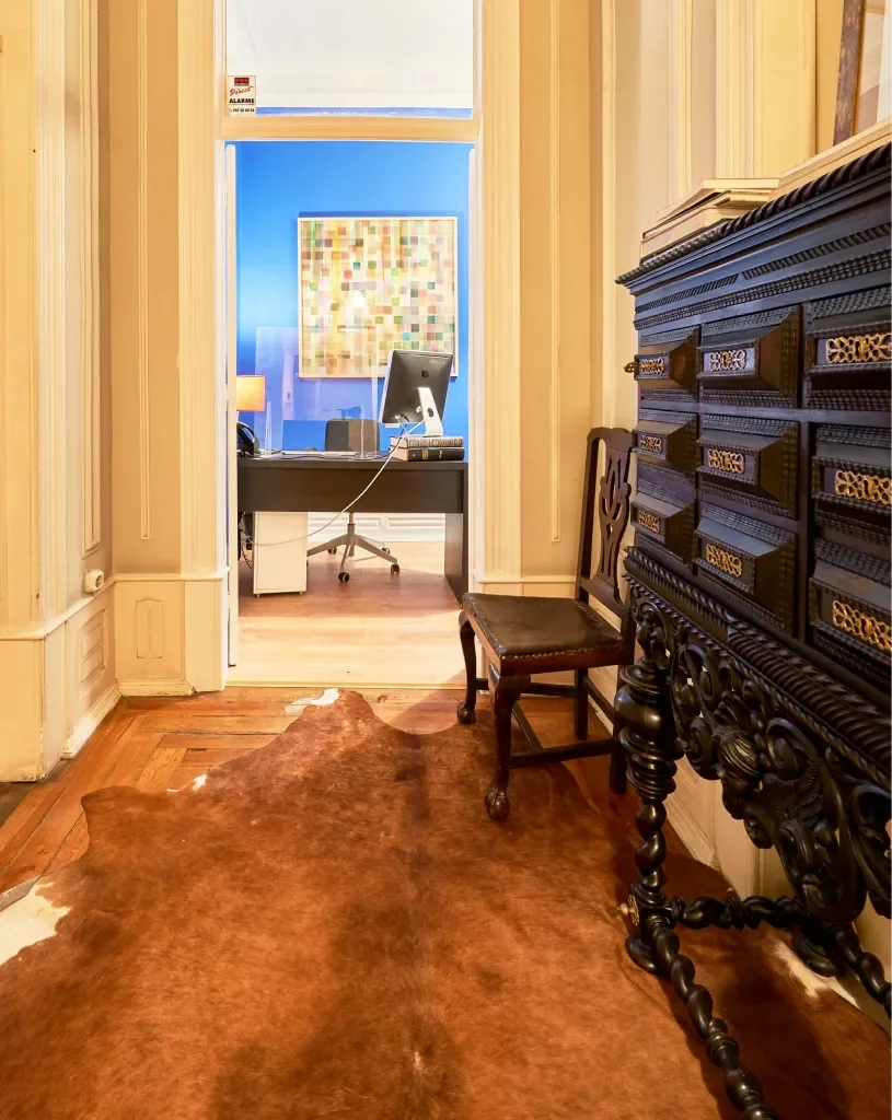 Interior of the f/Legal office, a private client tax and legal practice in Lisbon.