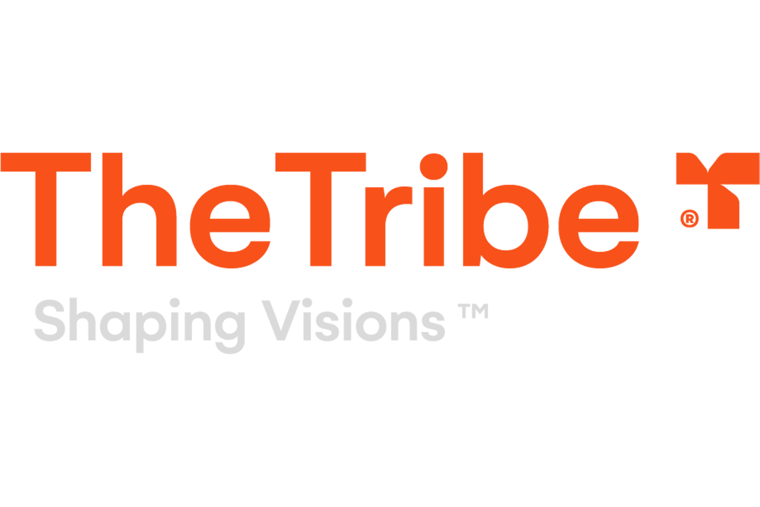 A construction worker wearing an orange safety vest and white hard hat holds a tablet in a construction site with cranes.