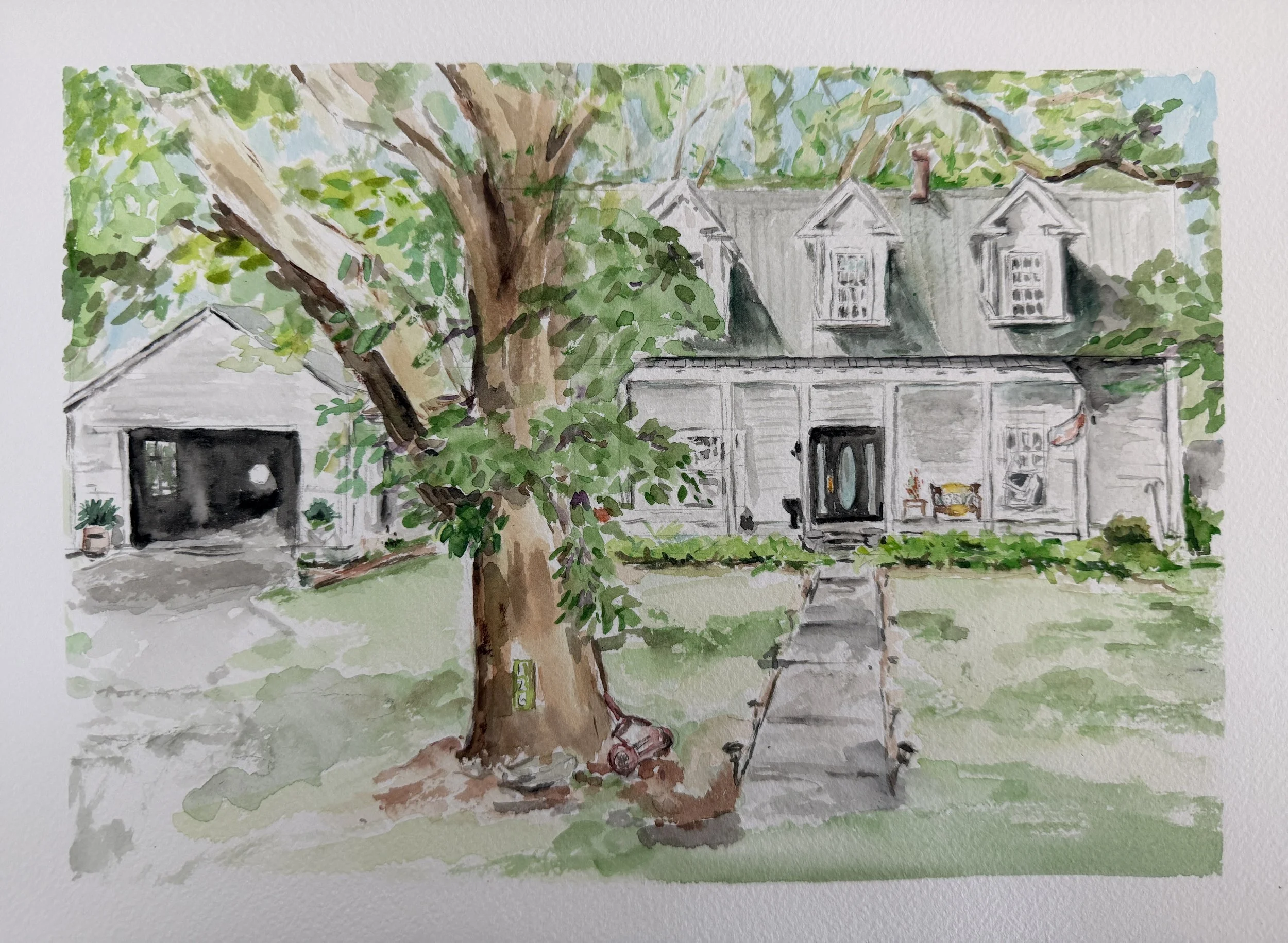 Watercolor painting 
