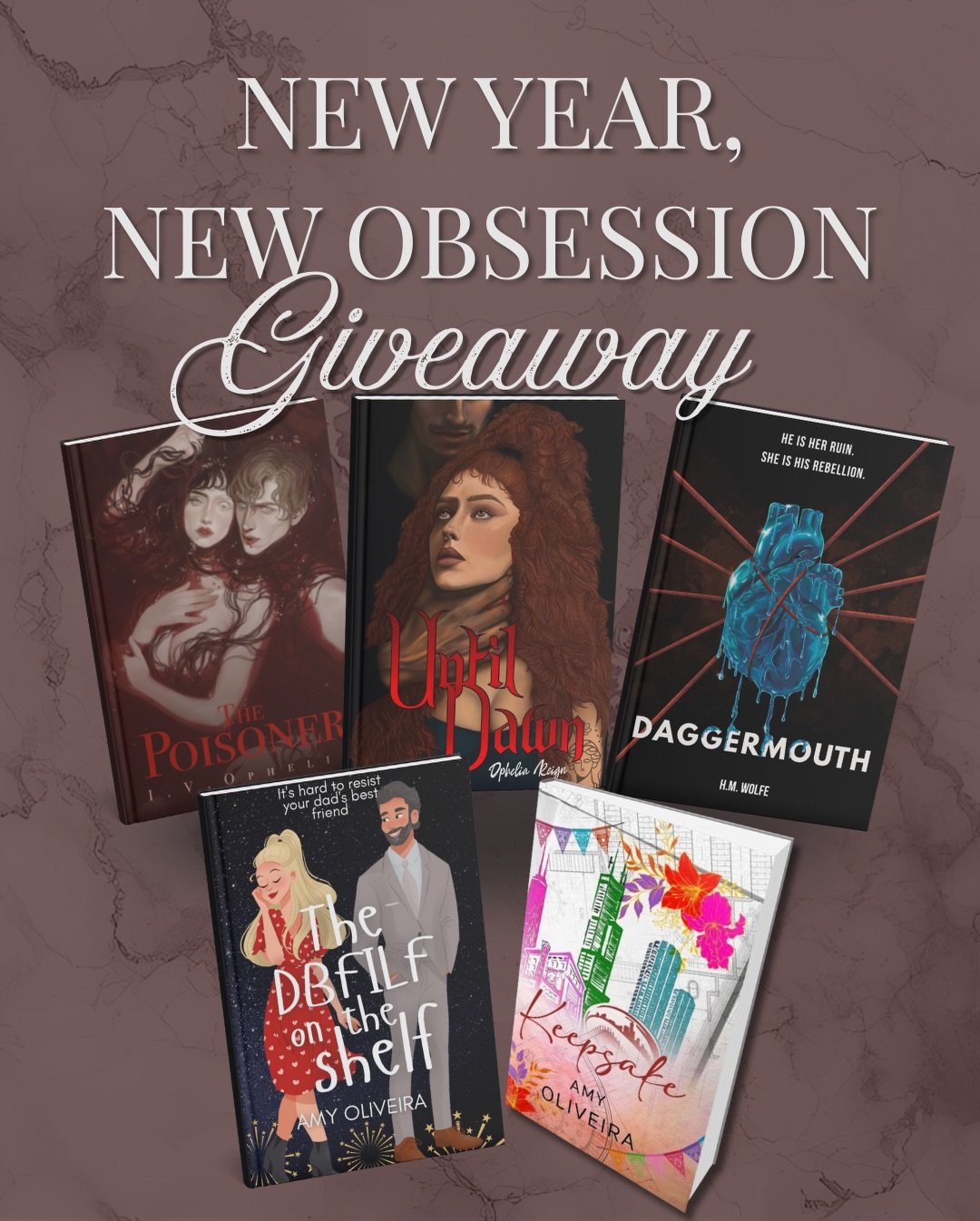 Ringing in the New year with a giveaway ✨

This past year has been a ROUGH one for all of use. But there was also so many great accomplishments and with that we wanted to give a little something.

To enter the giveaway you must:
1. Be following all a