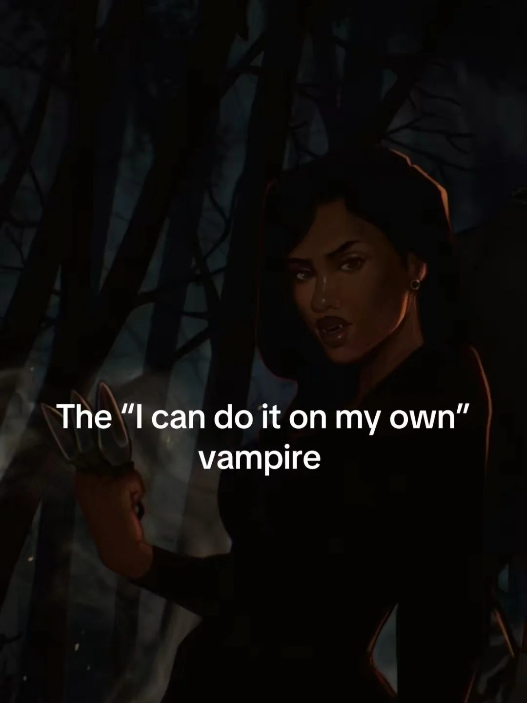 &ldquo;Move out my way I can do it by myself&rdquo; 
Grabs hand and stops her. &ldquo;But no one said you had to.&rdquo;

WHAT MICROTROPE IS THIS BECAUSE ITS MY FAVORITE. 

Make sure Before We Burn is on your TBRs!

Art by: @hatched.art