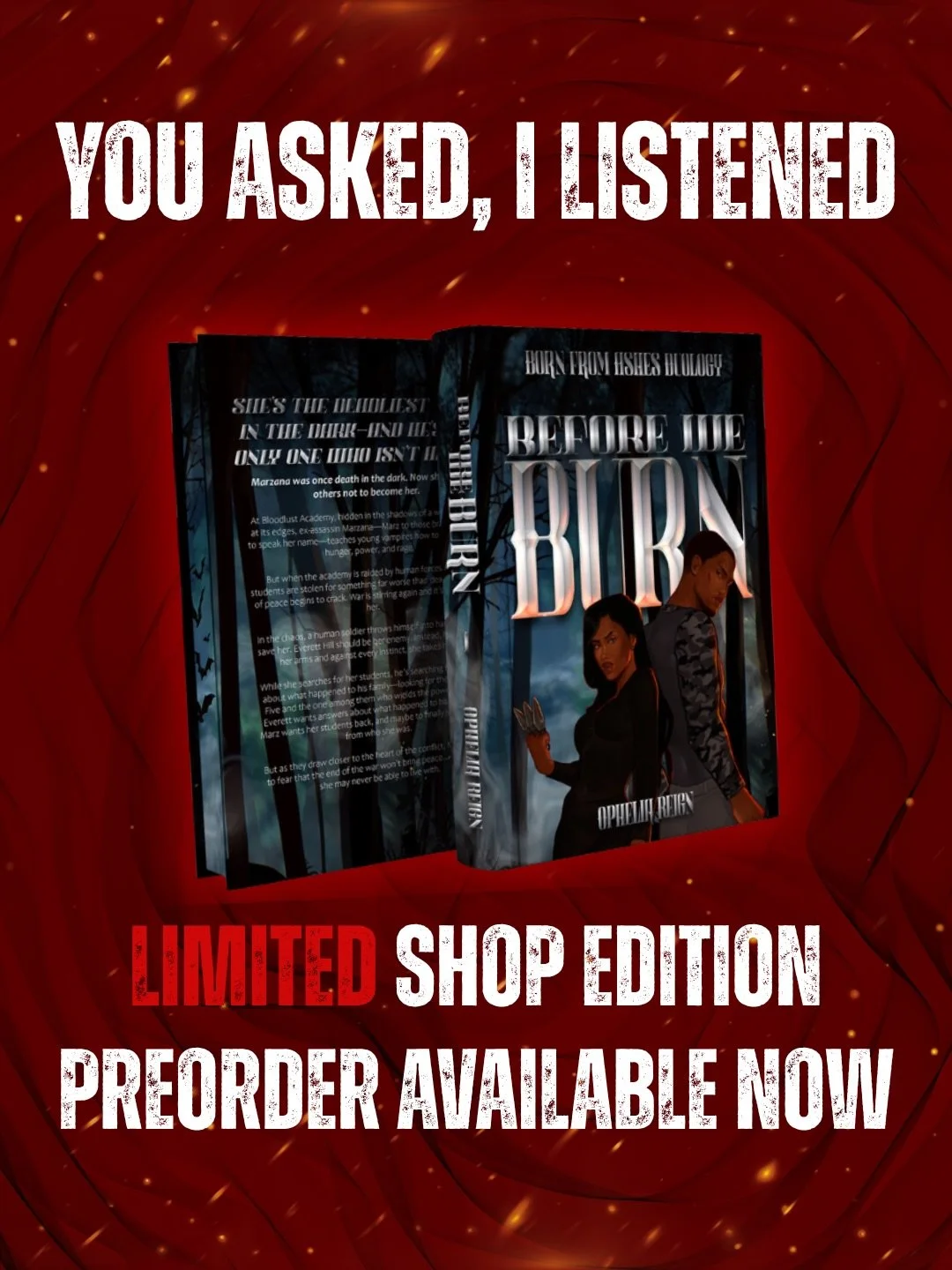 I&rsquo;ve gotten multiple DMs and multiple emails asking &ldquo;why are the preorders for Vixens&rdquo; and with the state of everything I hear you. A lot of people aren&rsquo;t able to go to the events I&rsquo;m going to so to make it easier for yo