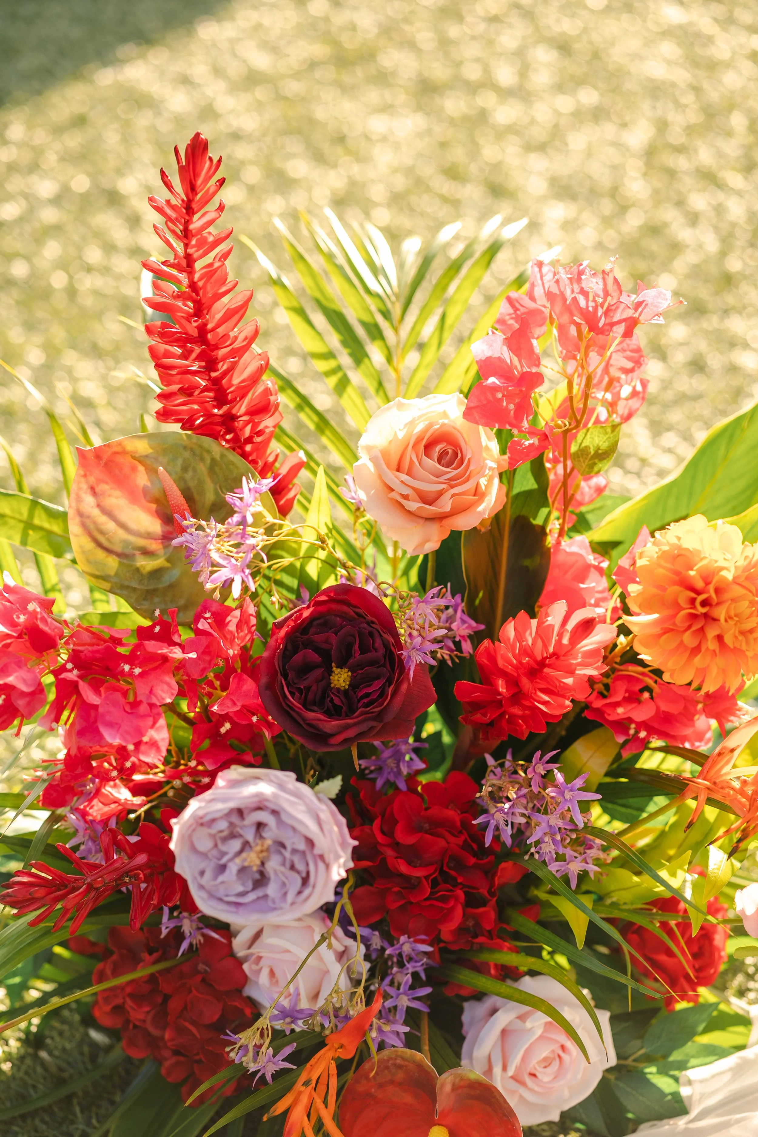 Tropical Aisle Florals Rental