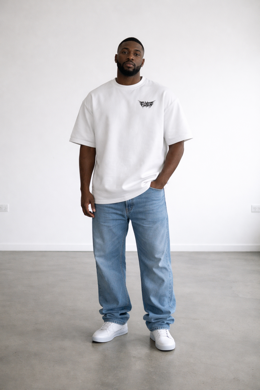 Chrome Y2K Tee Model (Front).png