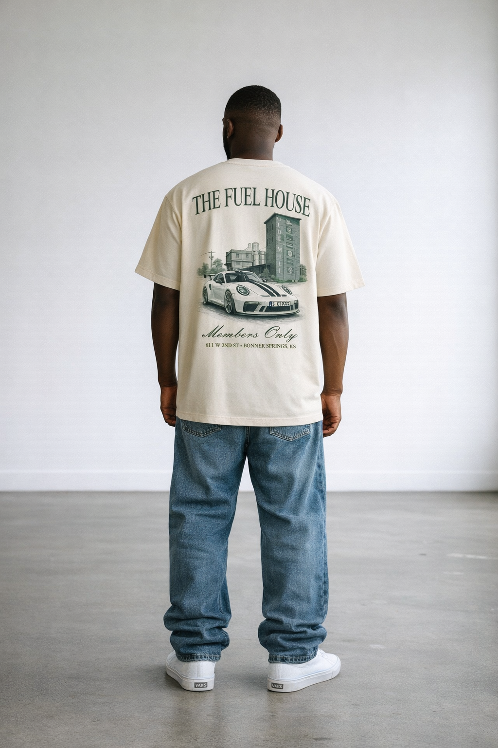 "CLUBHOUSE CLASSIC" Oversized Graphic Tee