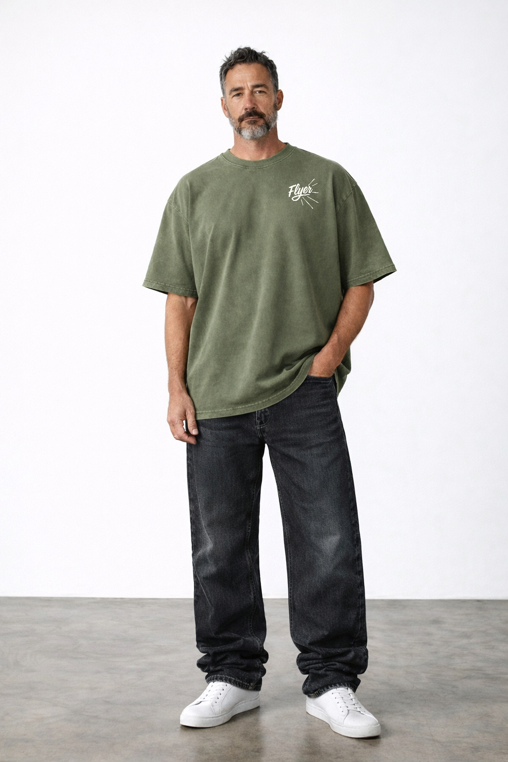 Acid Washed Heavyweight Oversize T-Shirt