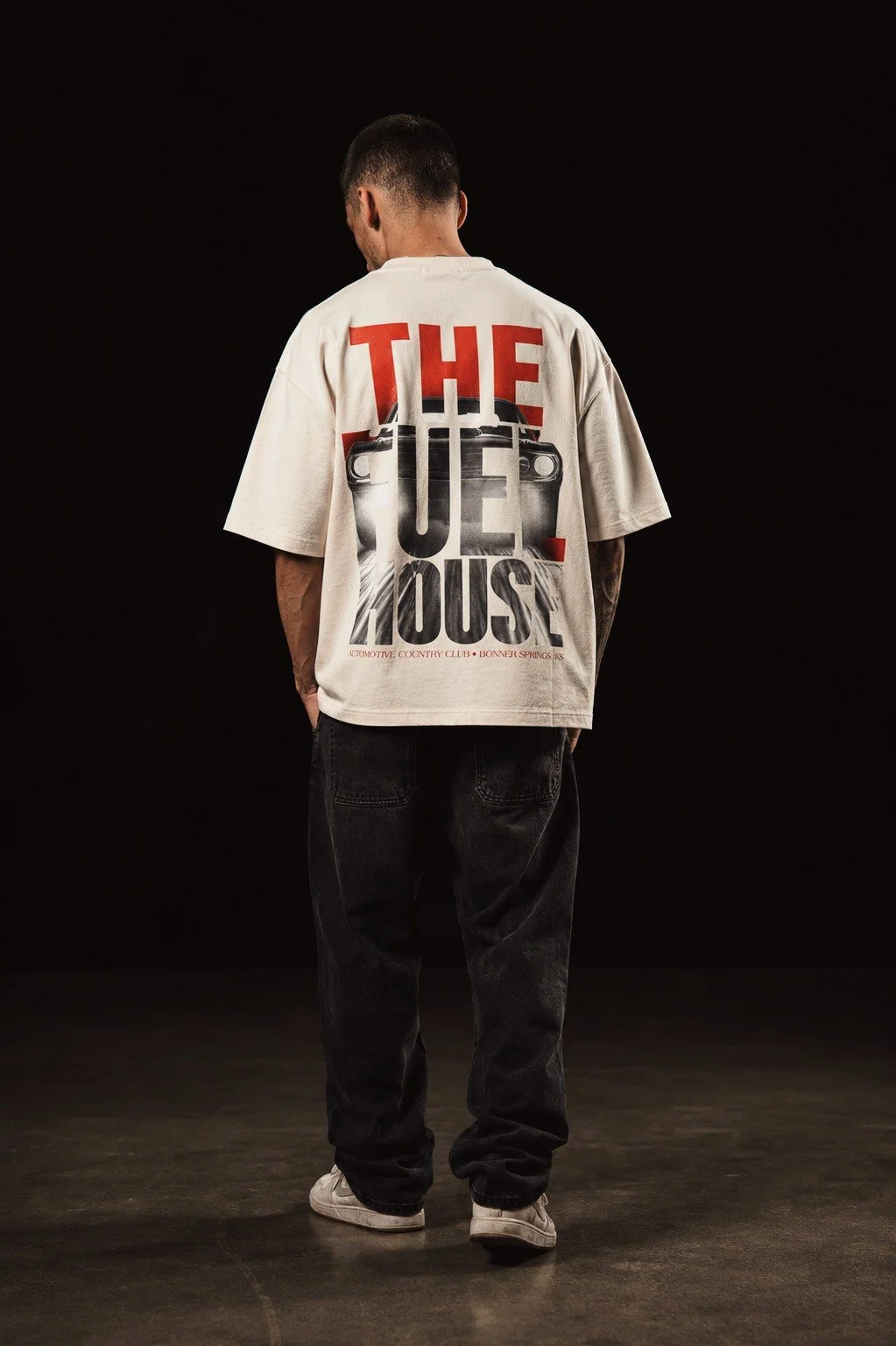 "FUEL HOUSE CLASSIC" Boxy Oversized Graphic Tee