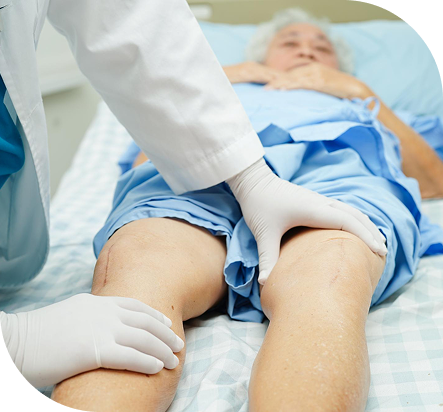 Knee treatment bottom