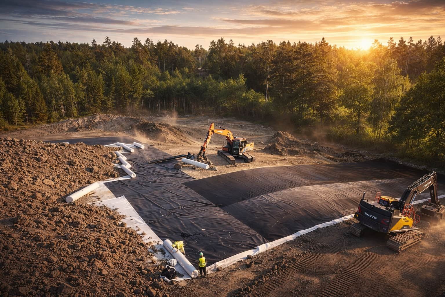 Sluttäckning av deponi