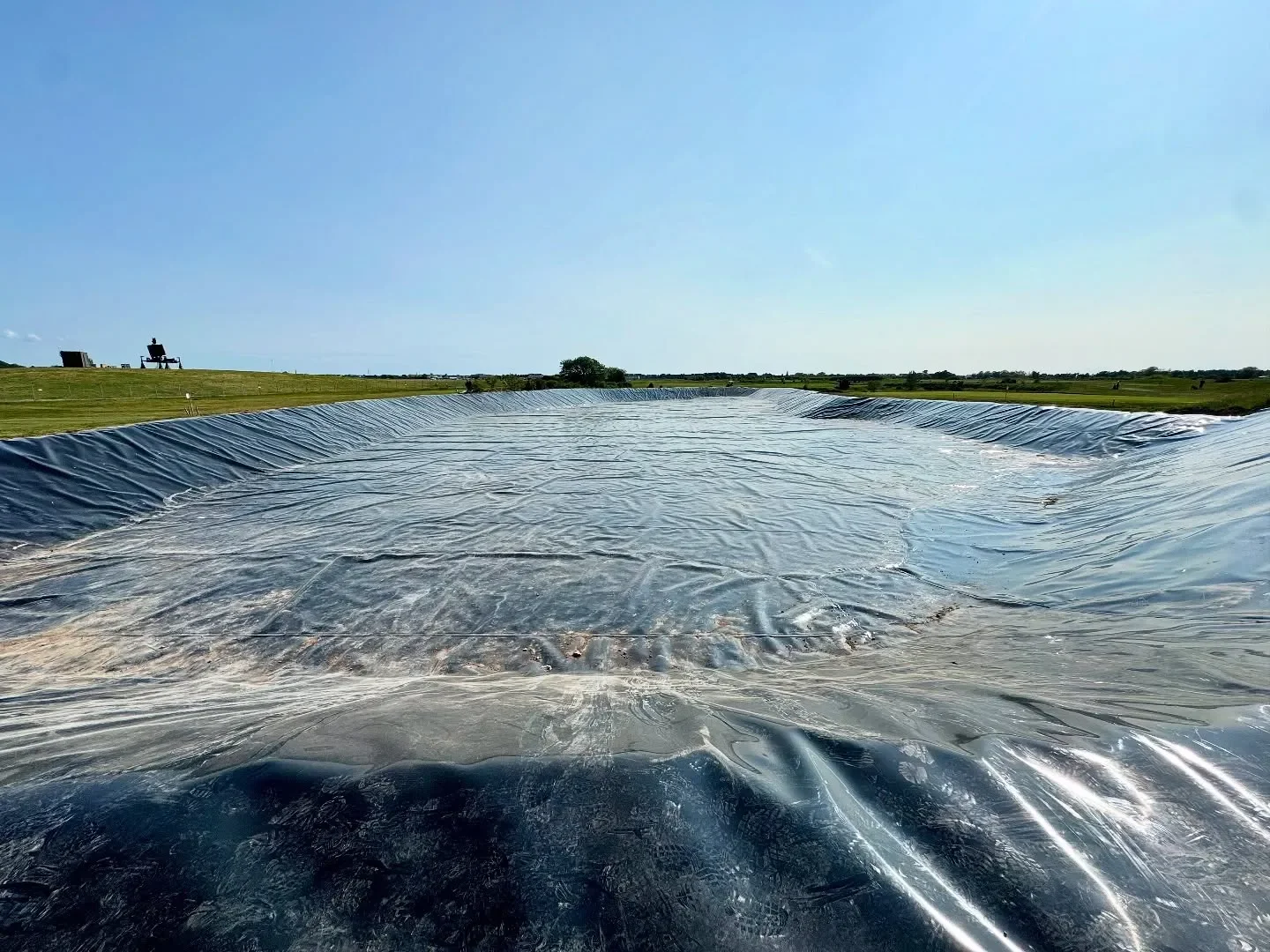 Bevattningsdamm på Gotland