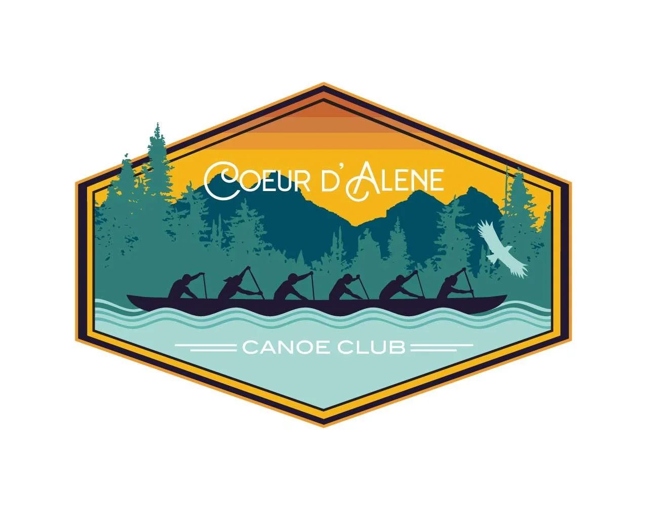 CDA Canoe Club Logo Design