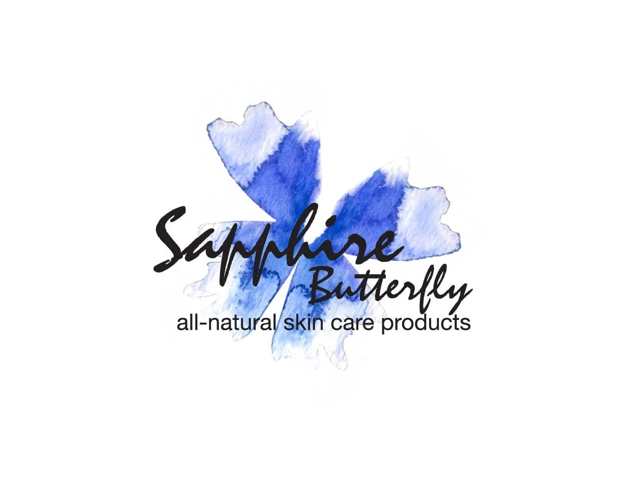 Sapphire Butterfly Illustration & Design