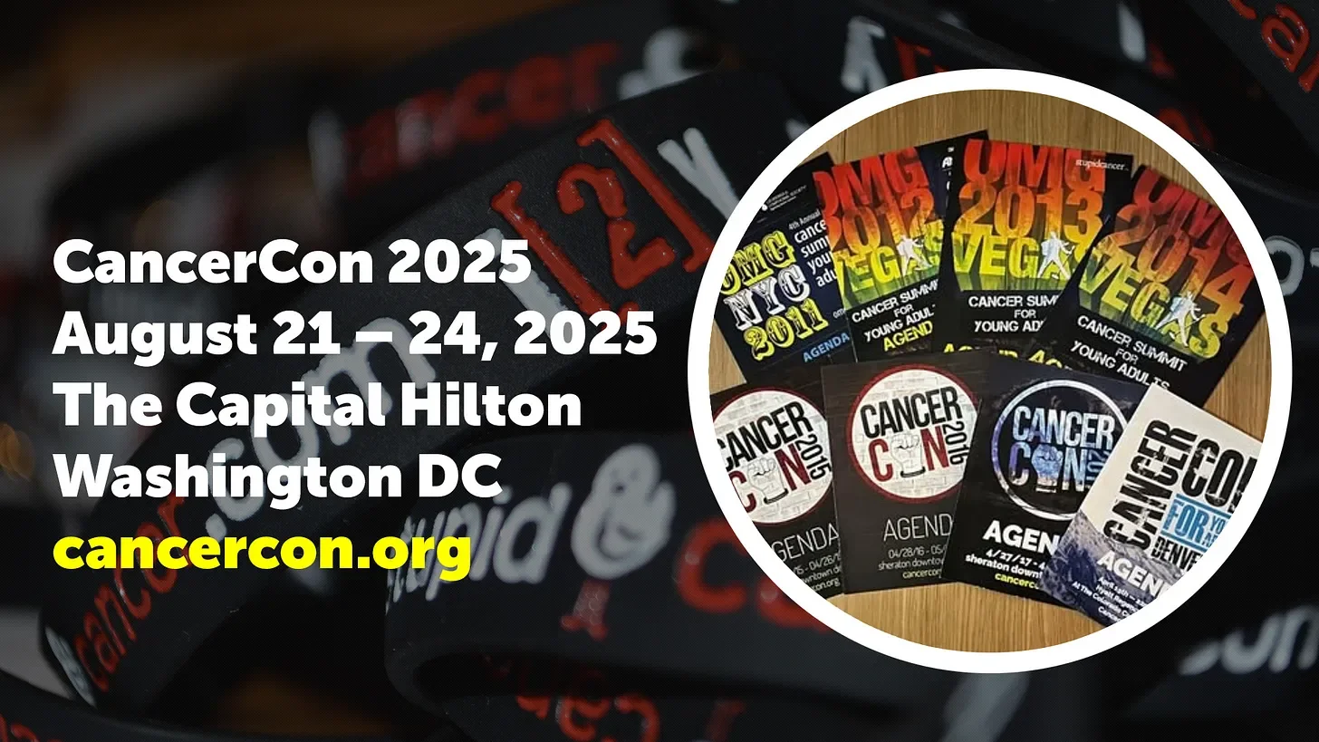 It's CancerCon Time!