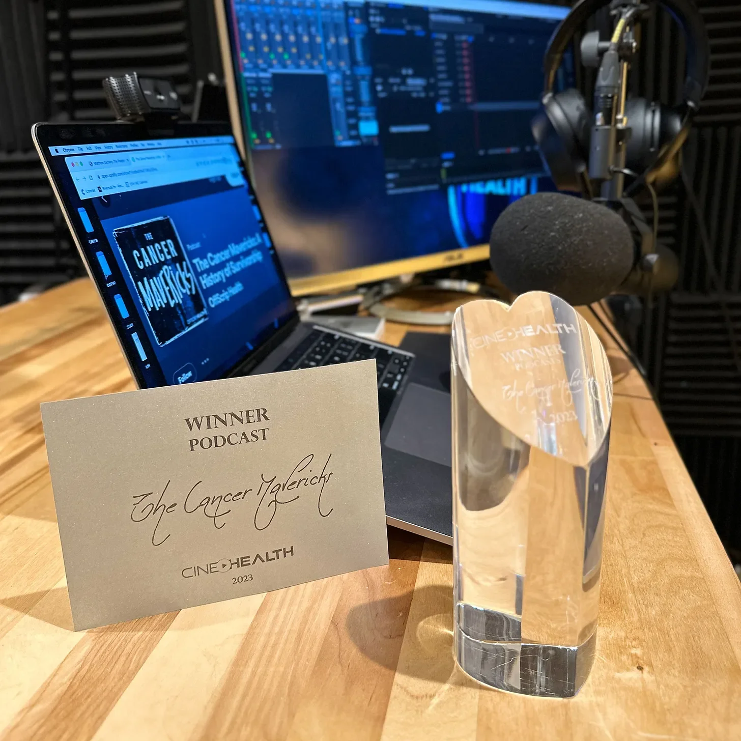 The now "Award-Winning" Cancer Mavericks Podcast History Series