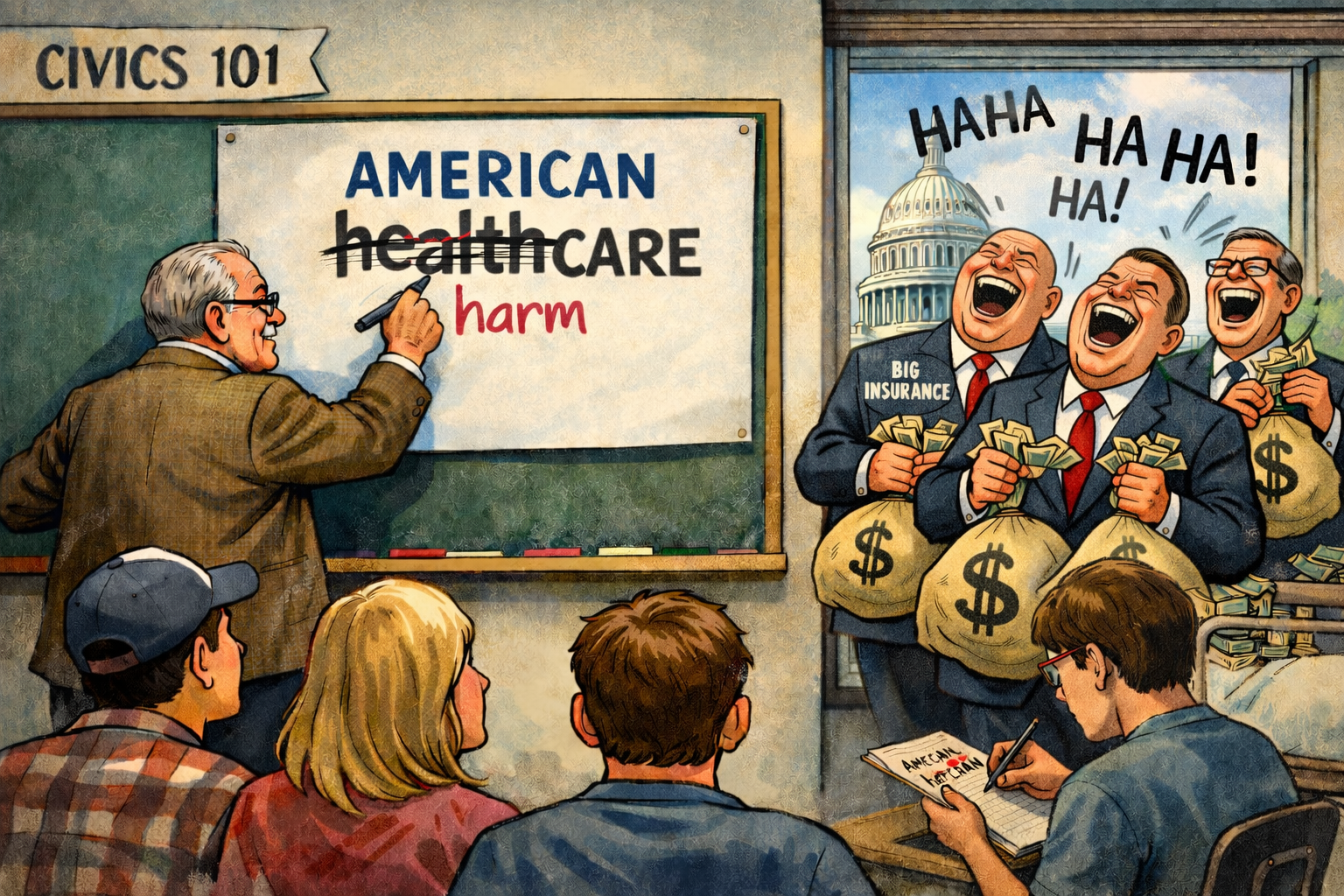 American Harmcare: The System Working Exactly As Designed