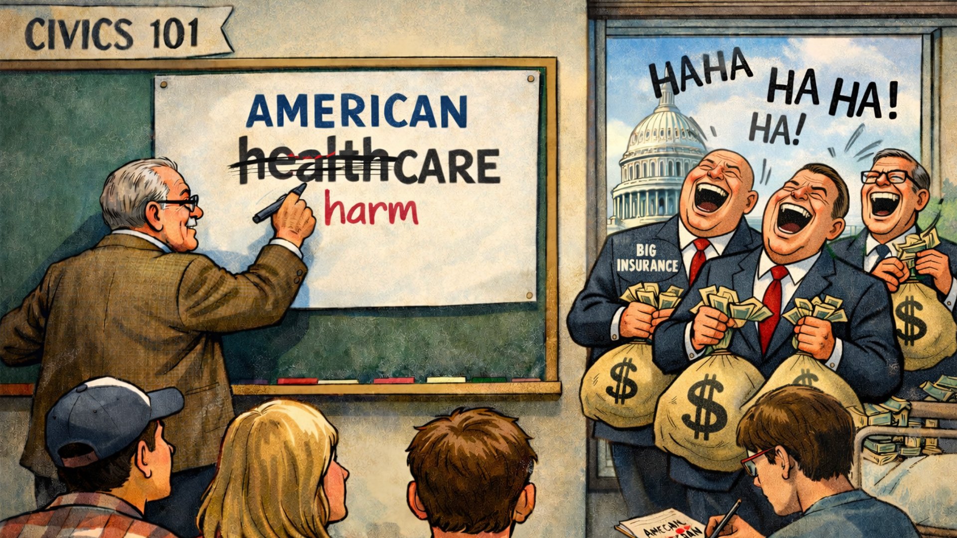 American Harmcare: The System Working Exactly As Designed