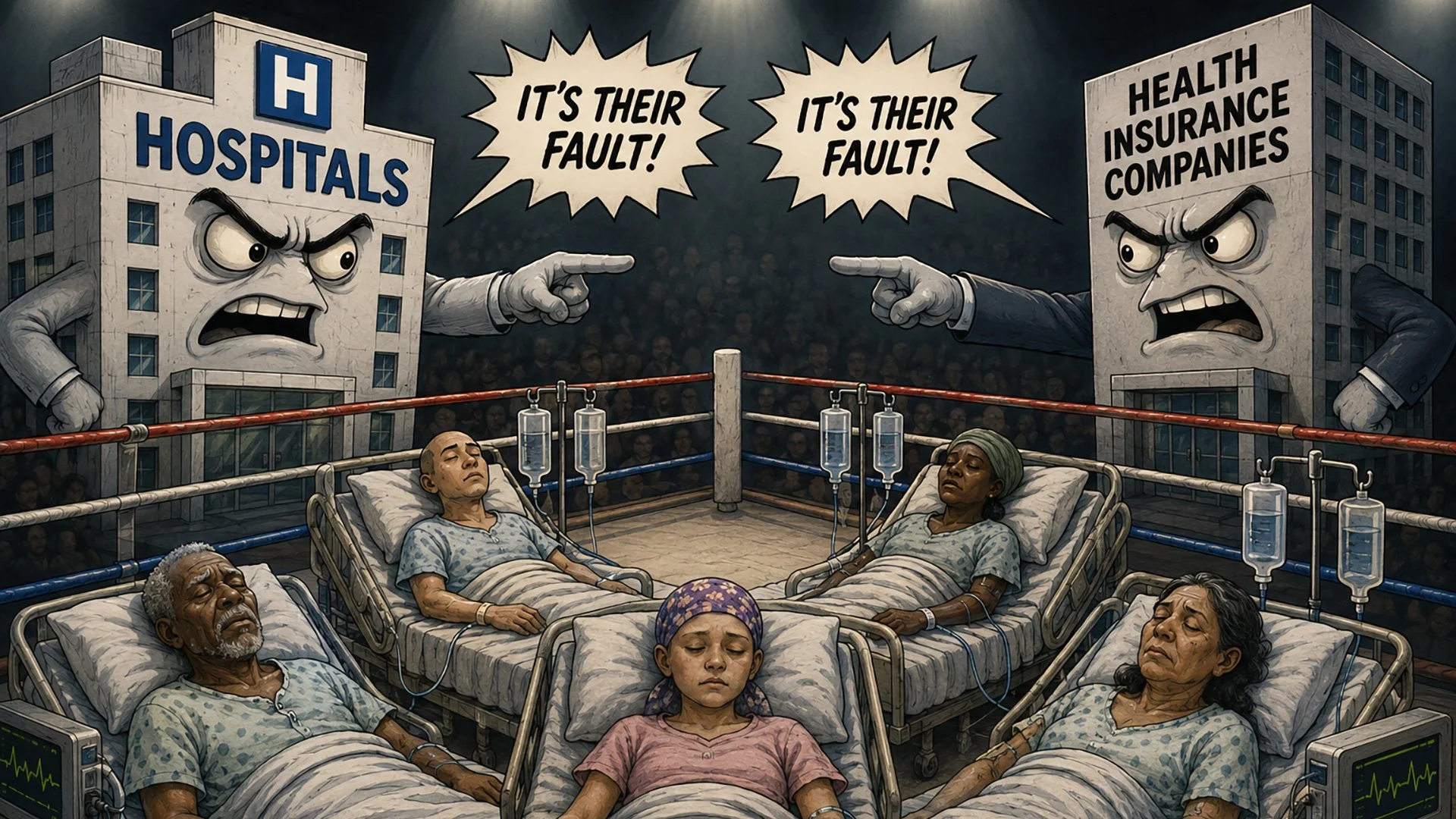 Hospitals and Insurers Keep Blaming Each Other While Patients Finance the Entire System