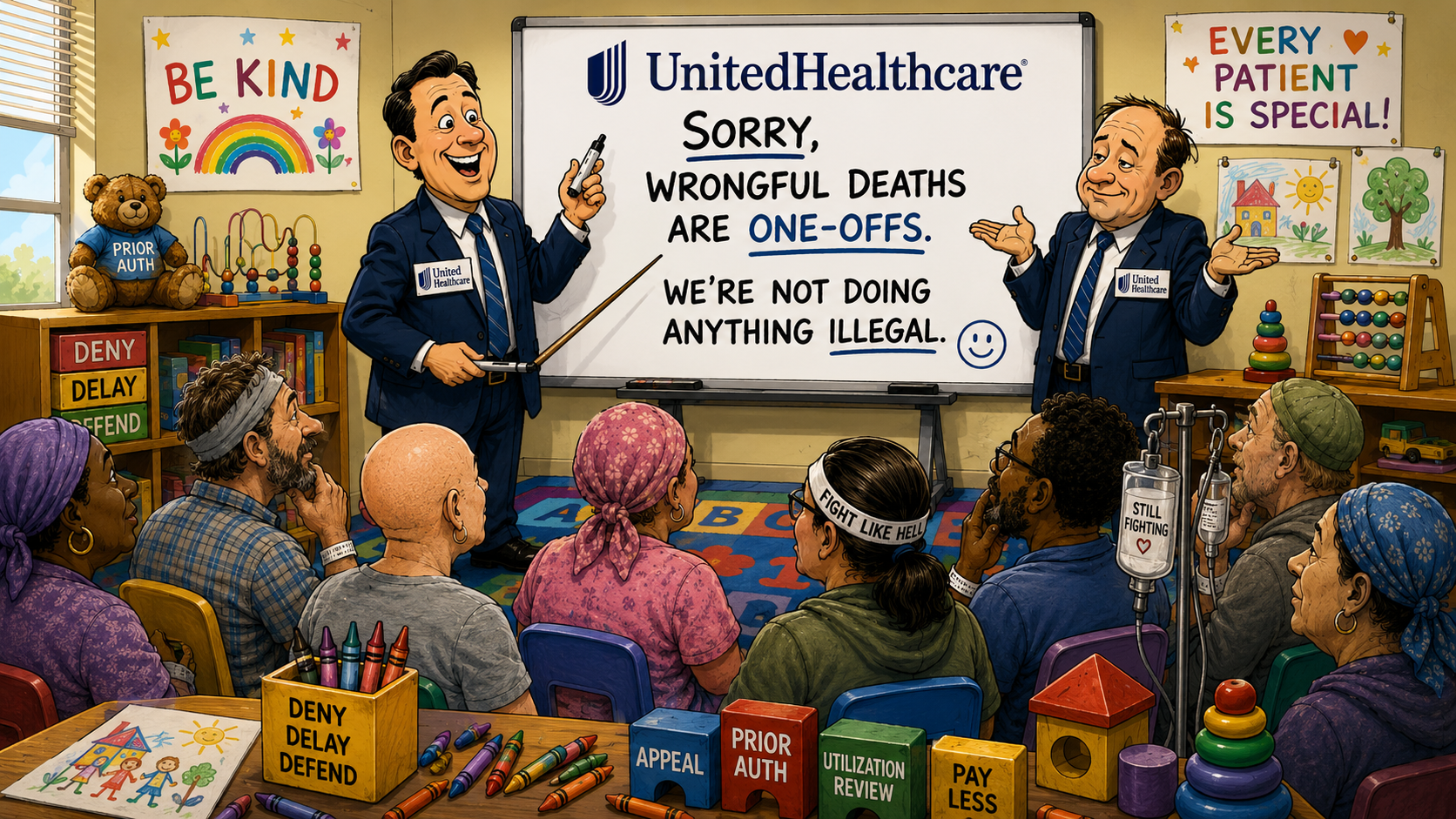 UnitedHealthcare Invited Journalists to Headquarters to Prove They’re the Good Guys. Then the CEO Called Wrongful Death Lawsuits “One-Offs.”
