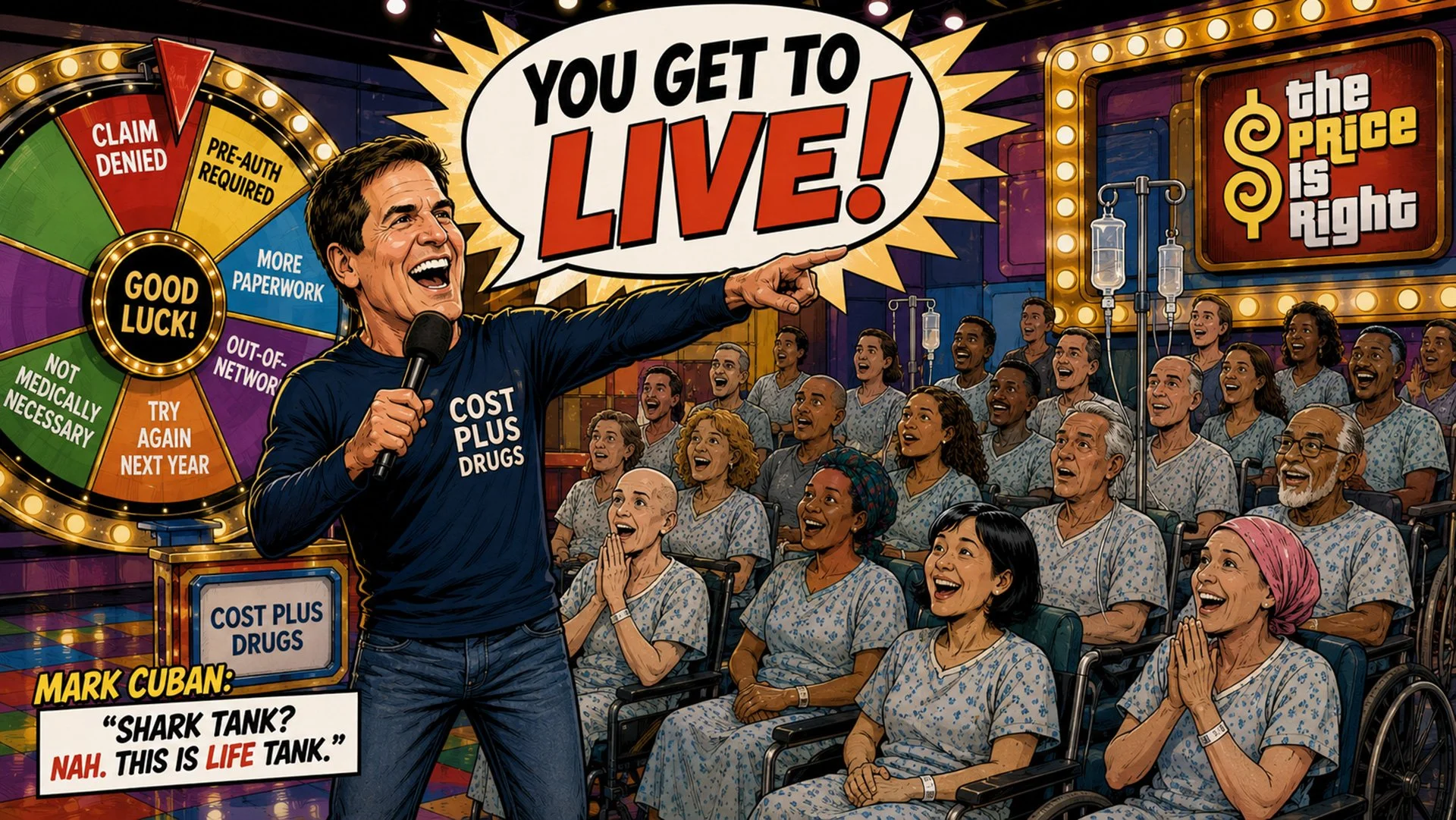 You Should Not Need To Know Mark Cuban To Get Unfucked From American Healthcare.