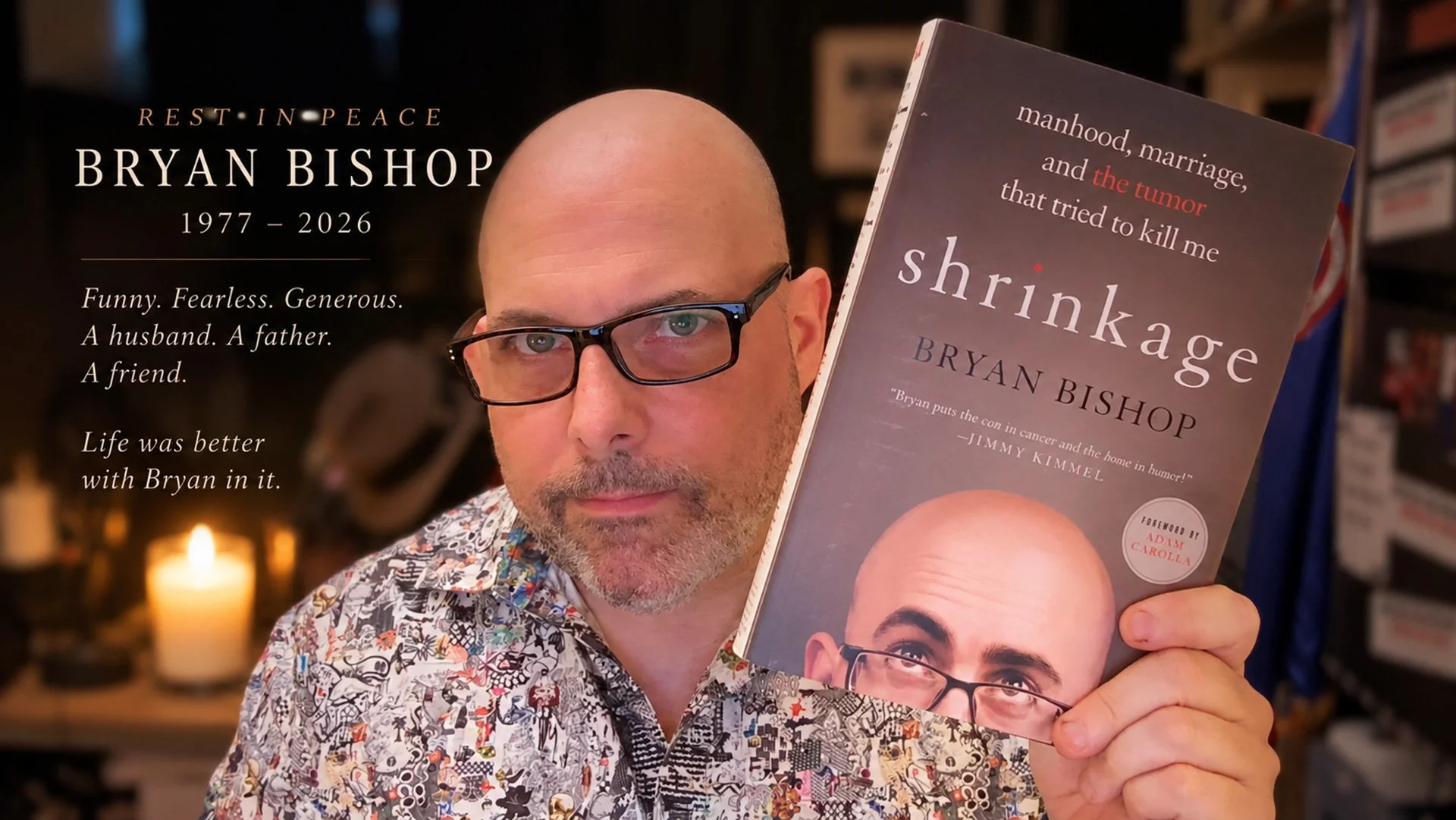 An Ode to My Bald Brother: Remembering Bryan Bishop