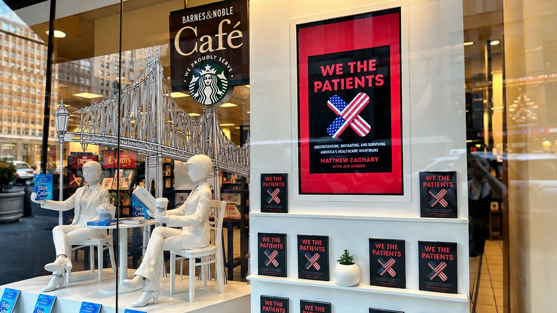Barnes & Noble Fifth Avenue Window Display, 2026