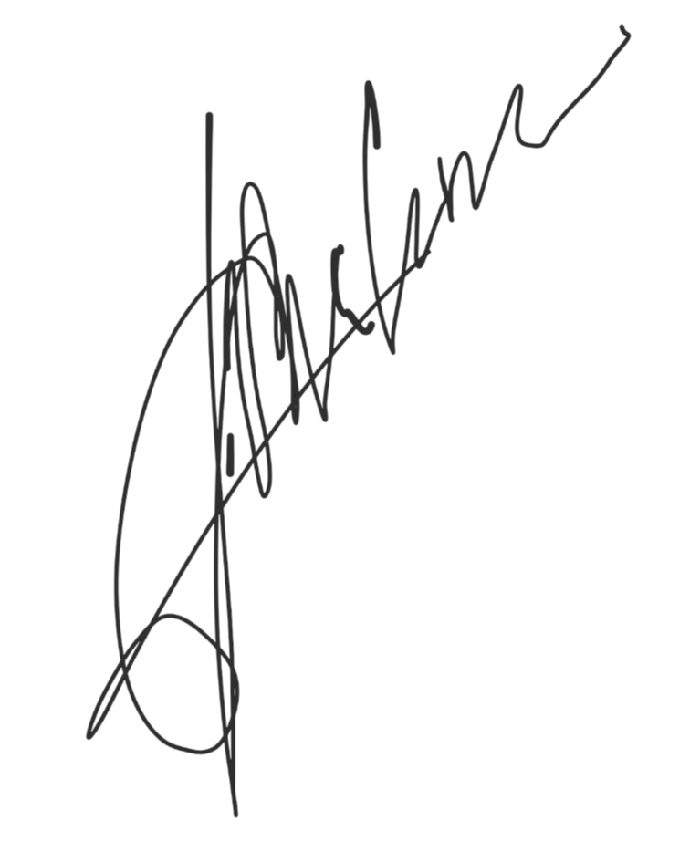 Gráfico de línea con tendencia ascendente y firma en color gris sobre fondo negro.