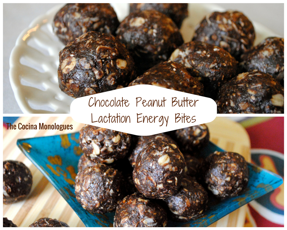 Chocolate Peanut Butter Lactation Energy Bites