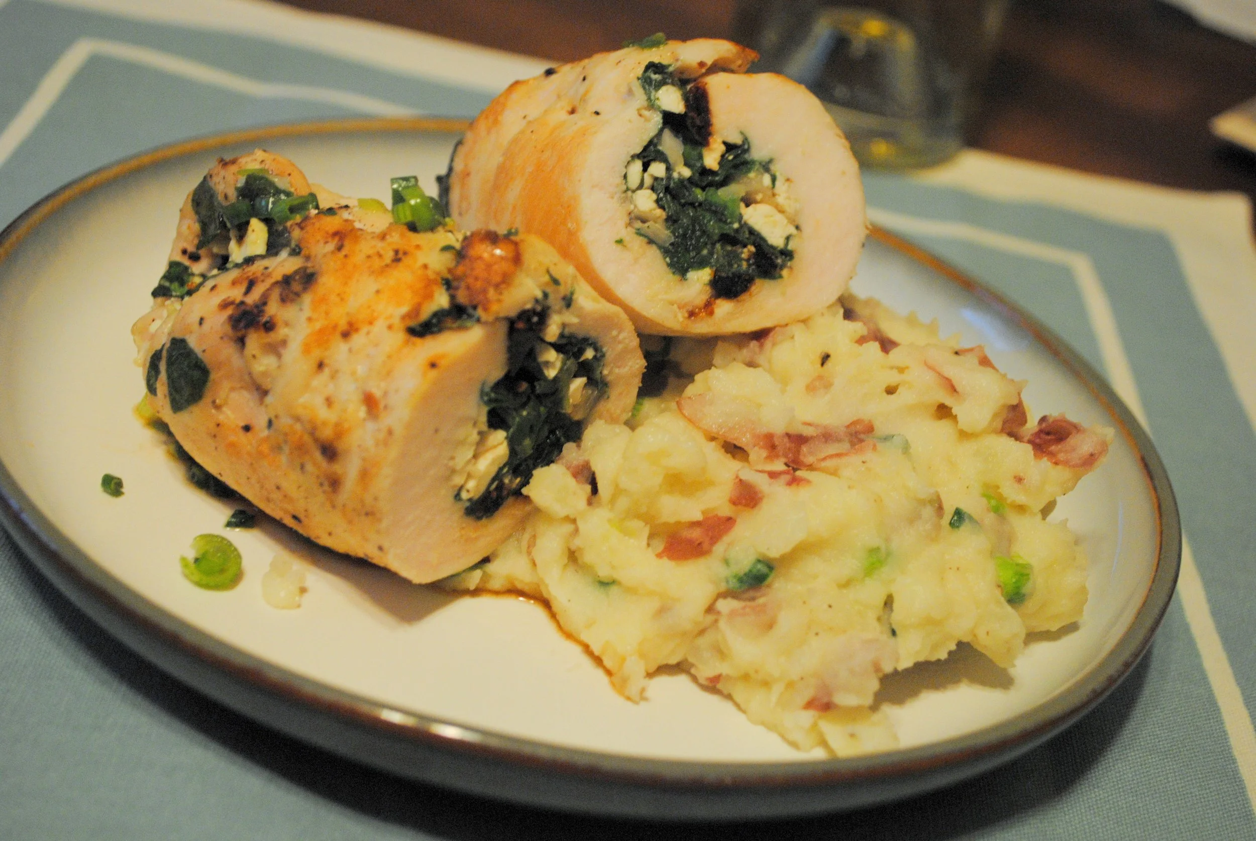 Spinach and Sun-dried Tomato Stuffed Chicken