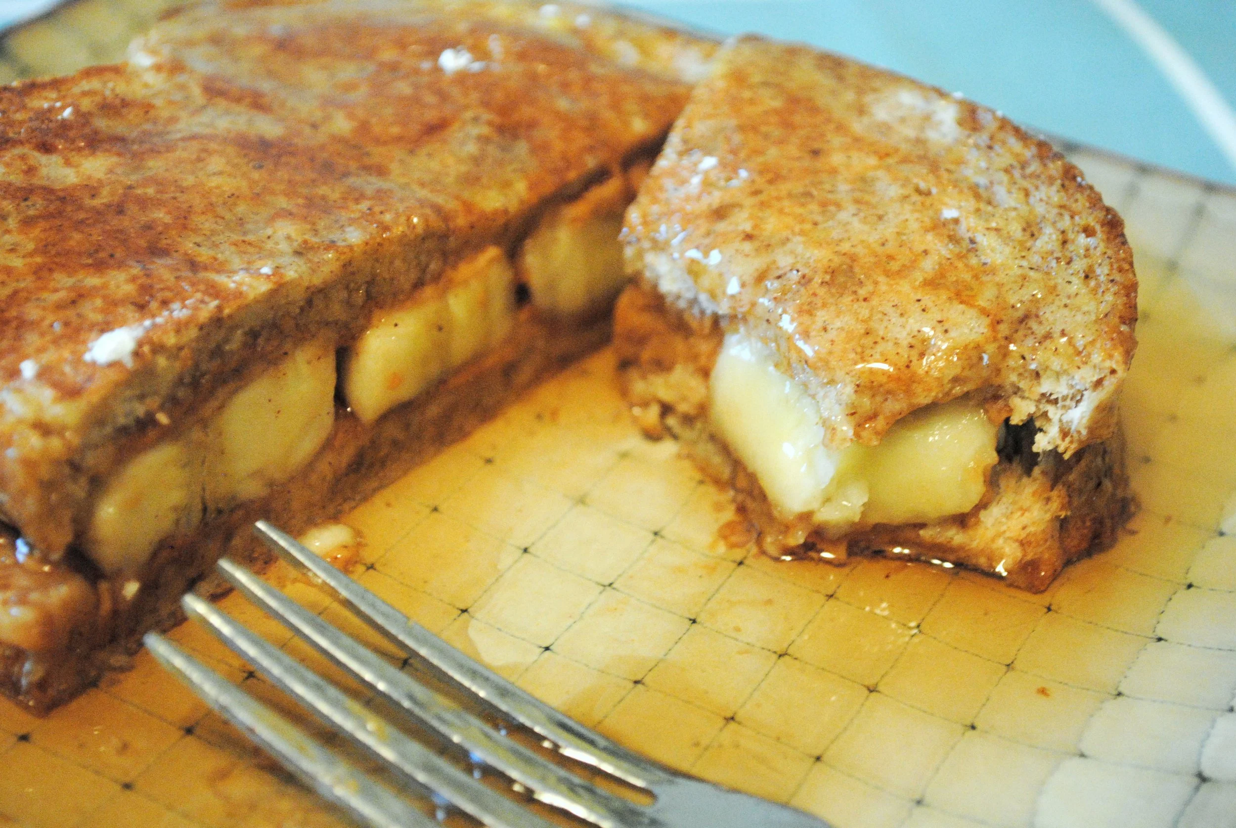 Peanut Butter Banana French Toast